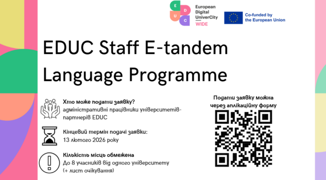 EDUC Staff E-tandem Language Programme